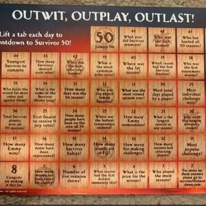 Survivor Countdown Game Board